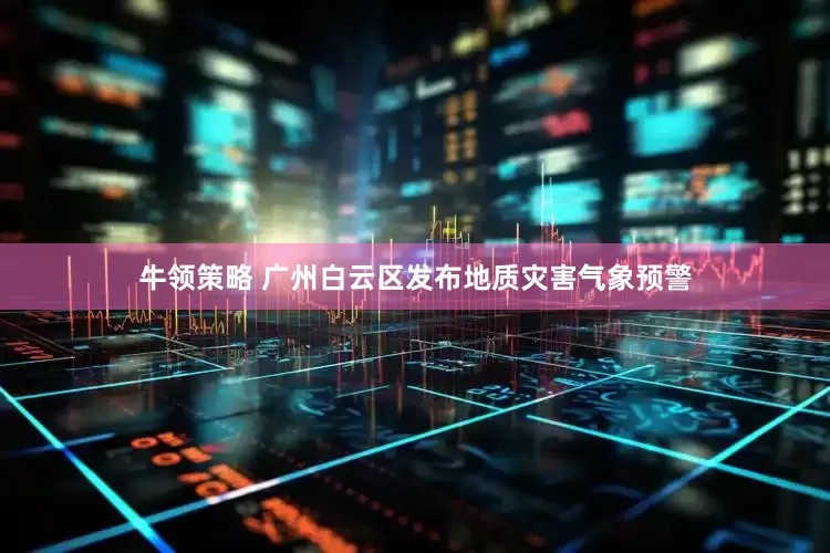 牛领策略 广州白云区发布地质灾害气象预警